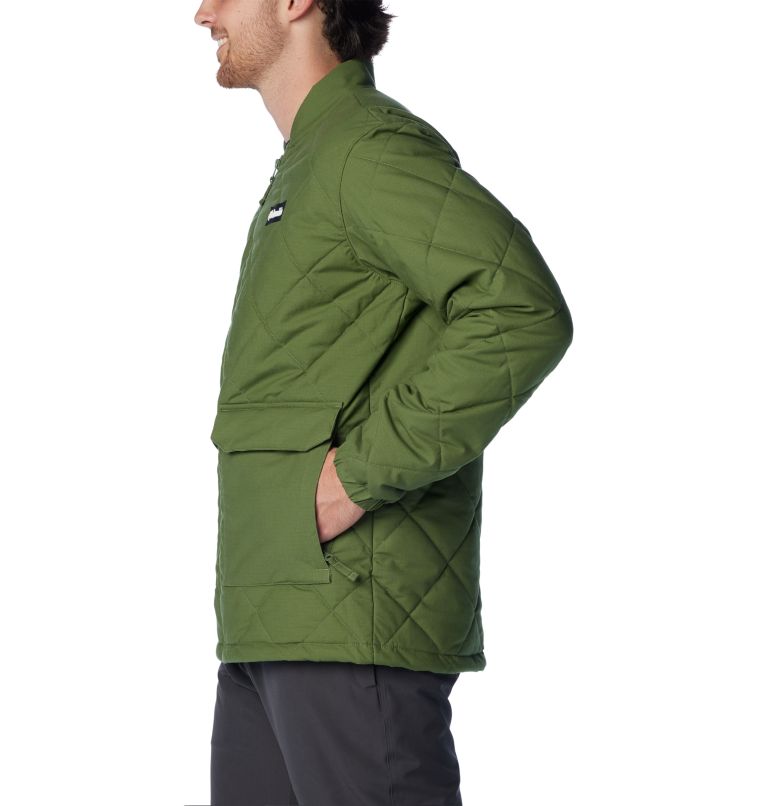 Men's Solid Colo Rhombus Small Padded Jacket