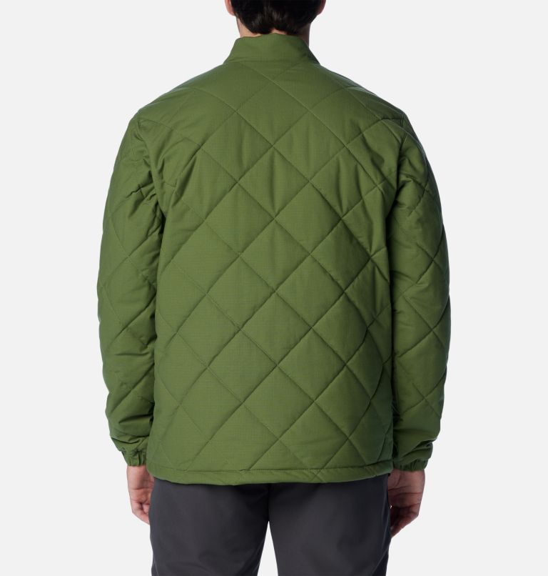 Men's Solid Colo Rhombus Small Padded Jacket