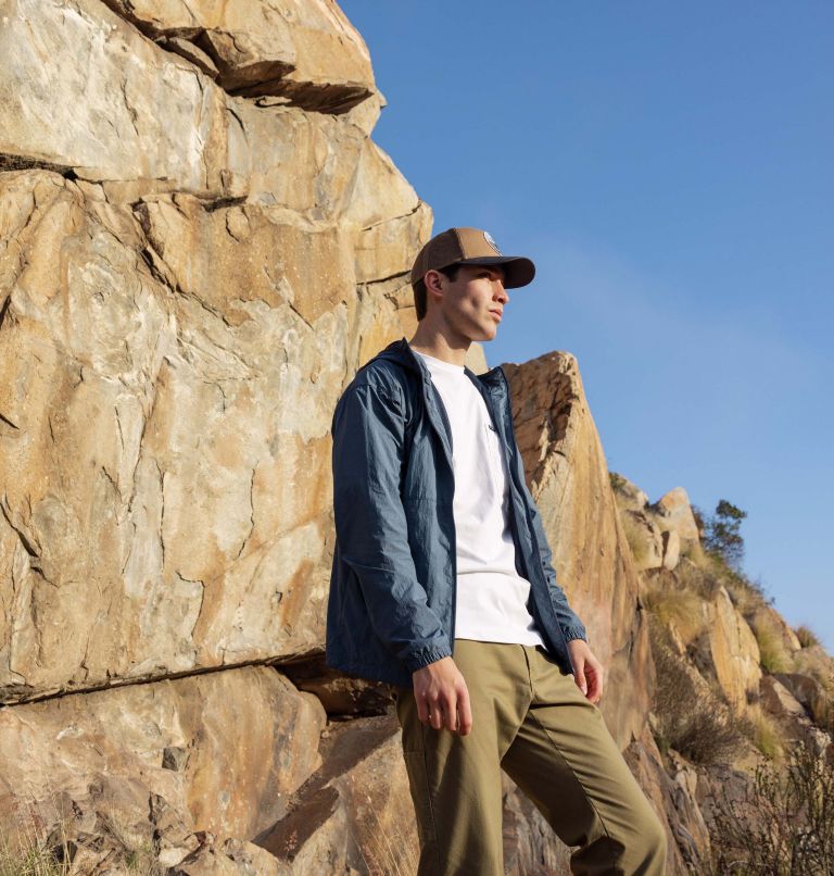 Men's Yocum Ridge Lined Wind Jacket, Color: Dark Mountain, image 10