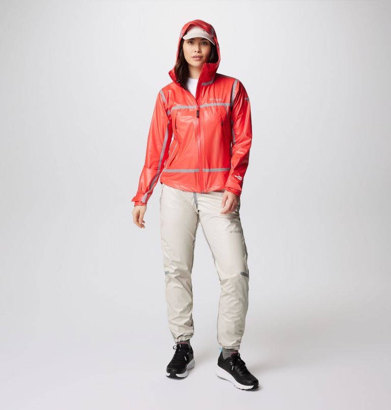 Women's Wyldwood Waterproof Hiking Shell, Color: Juicy, image 3