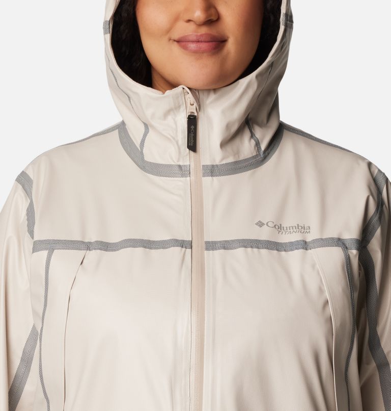 Women's OutDry Extreme Wyldwood Shell Jacket - Plus Size, Color: Dark Stone, image 4