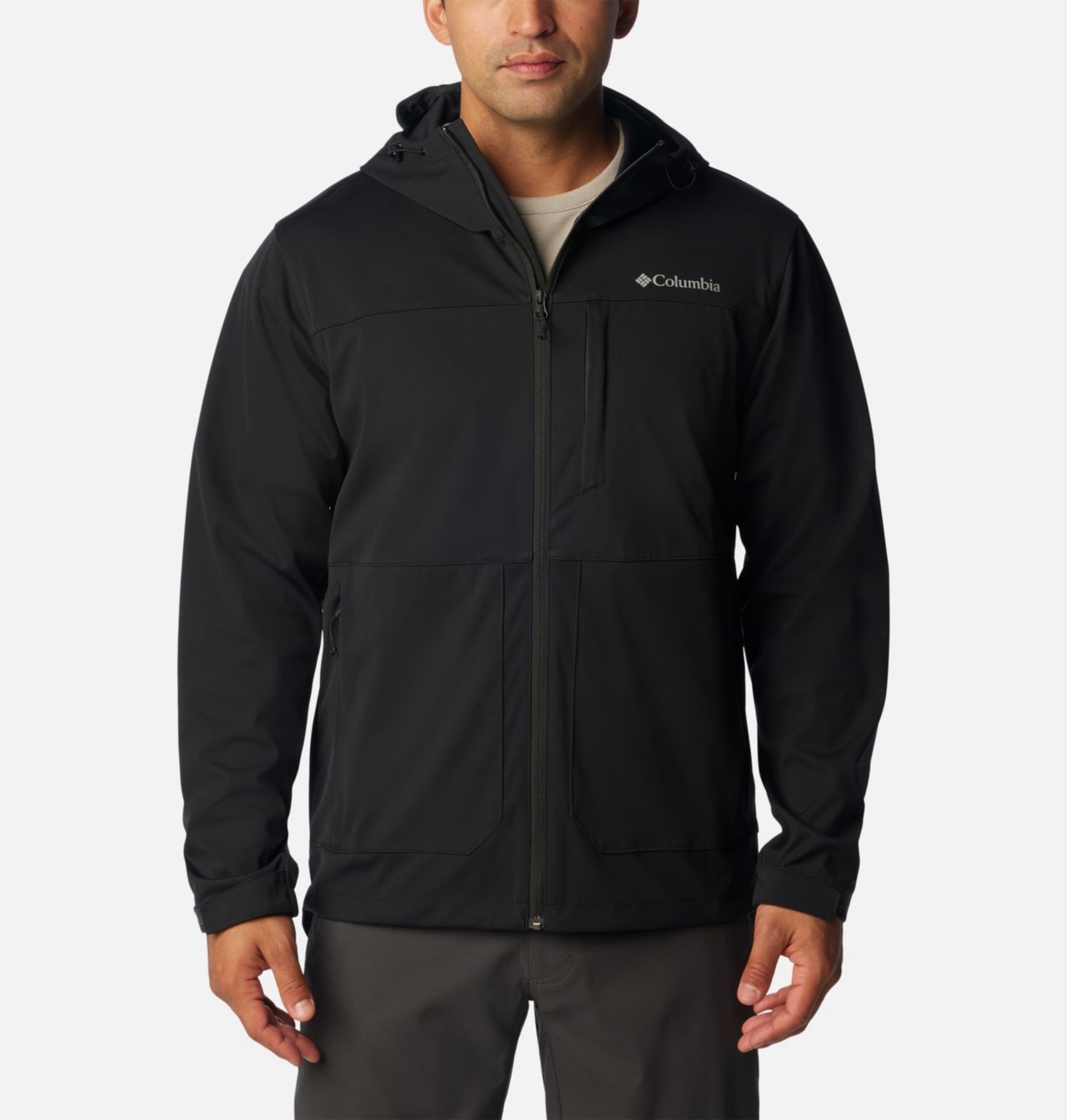 Men's Black Mesa™ Hooded Softshell Jacket 1