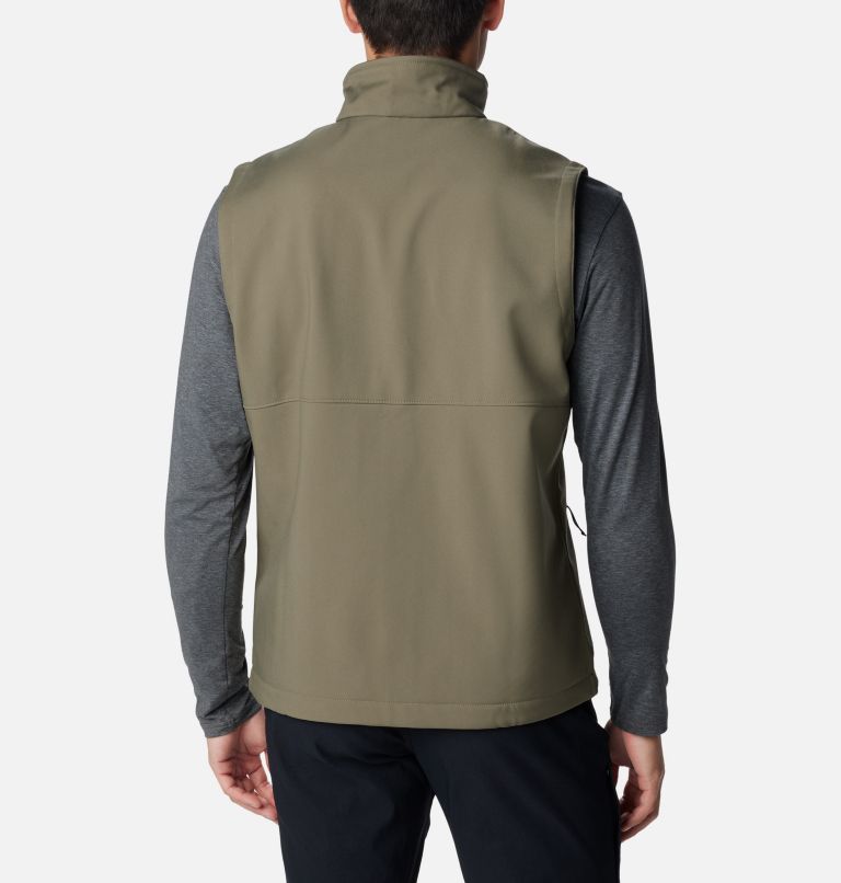 Thumbnail: Men's Ascender Softshell Vest, Color: Stone Green, image 2