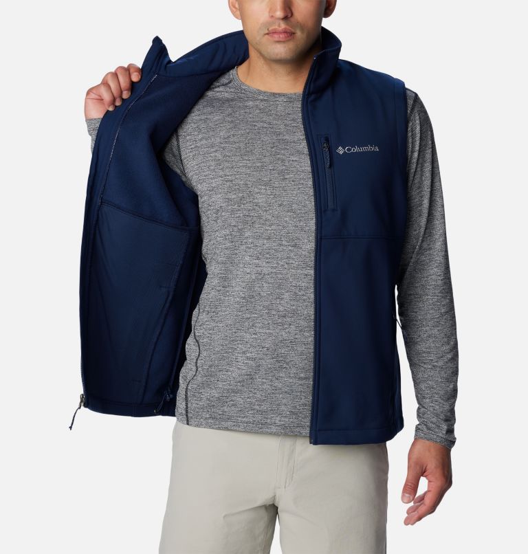Thumbnail: Men's Ascender Softshell Vest, Color: Collegiate Navy, image 5