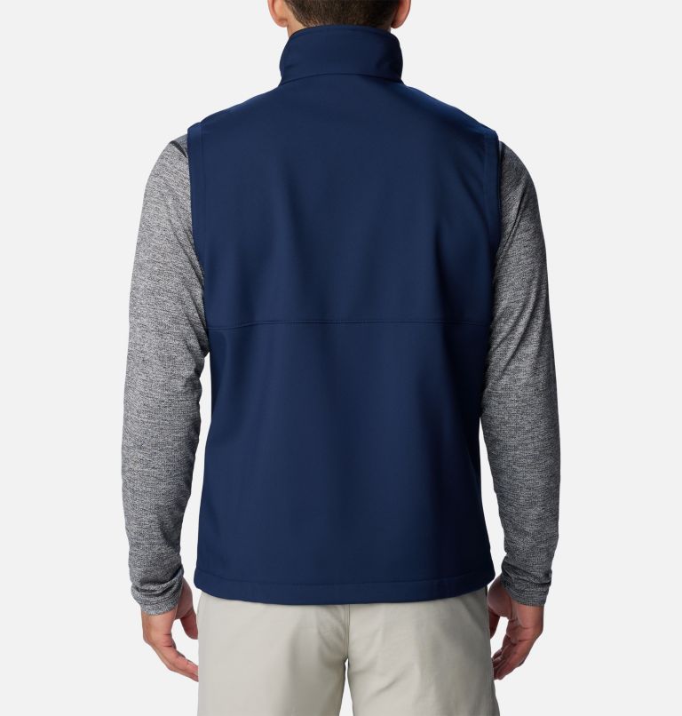 Men's Ascender Softshell Vest, Color: Collegiate Navy, image 2