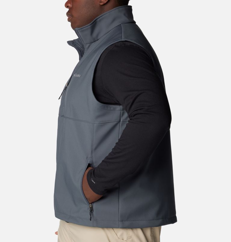 Thumbnail: Men's Ascender Softshell Vest - Big, Color: Graphite, image 3