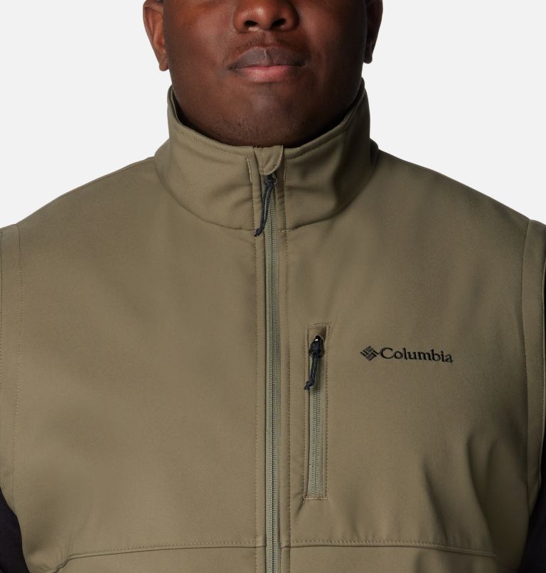 Men's Ascender Softshell Vest - Big, Color: Stone Green, image 4