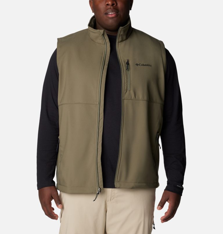 Men's Ascender Softshell Vest - Big, Color: Stone Green, image 7