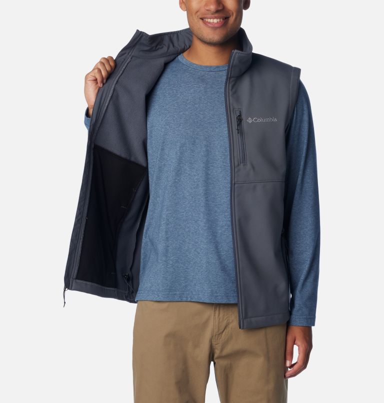 Men's Ascender Softshell Vest - Tall, Color: Graphite, image 5