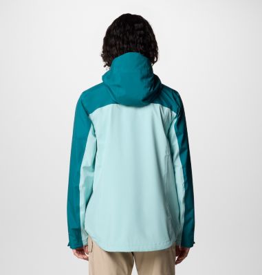 Wahkeena Falls 3L wasserdichte Wander-Shell für Damen, Color: River Blue, Spray, image 2