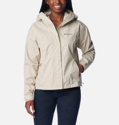 ✅Columbia Sportswear Coral Windbreaker Jacket Full Zip w/ Hood Women's sz  SMALL