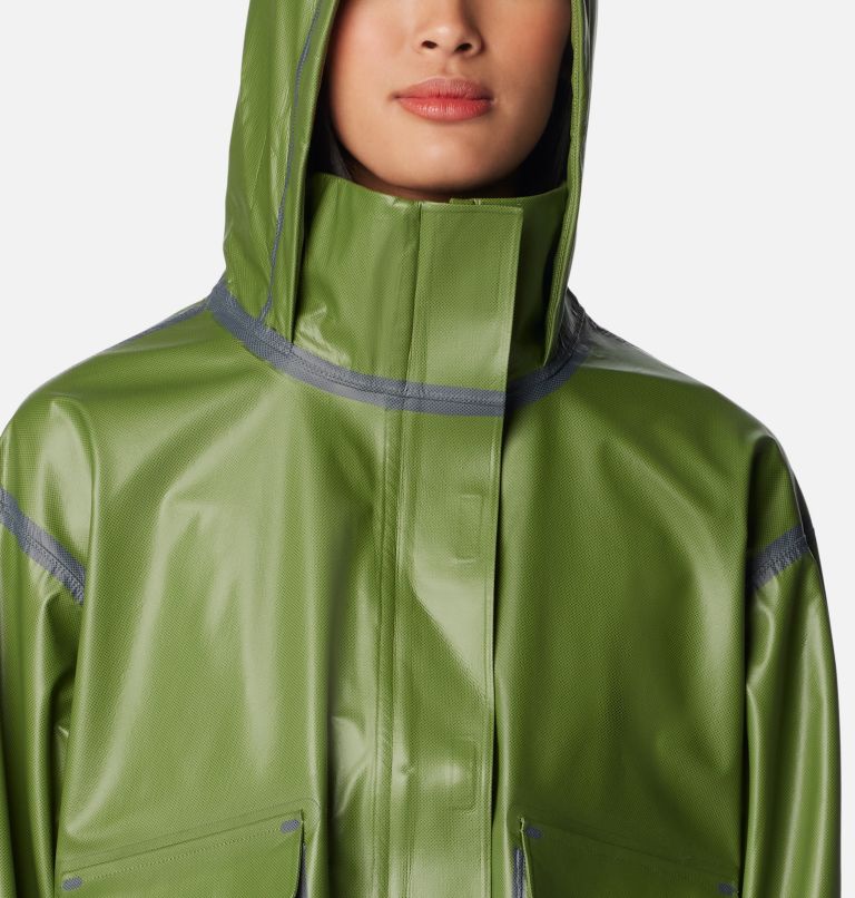 Women's Boundless Waterproof Hiking Shell, Color: Canteen, image 4