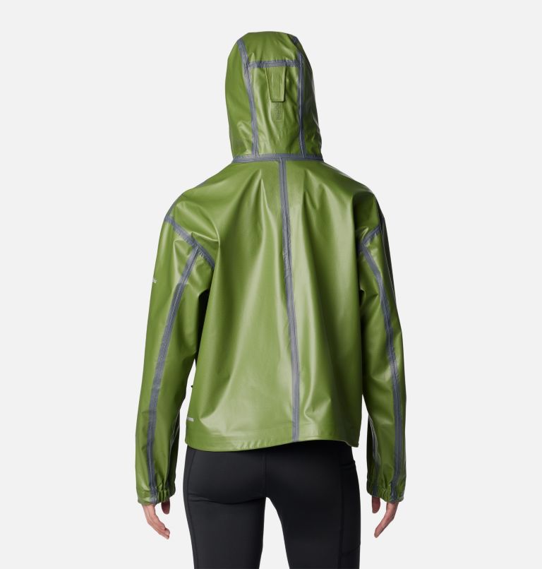 Women's Boundless Waterproof Hiking Shell, Color: Canteen, image 2