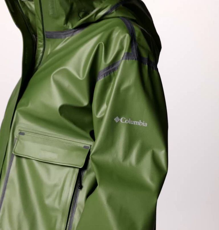 Women's Boundless Waterproof Hiking Shell, Color: Canteen