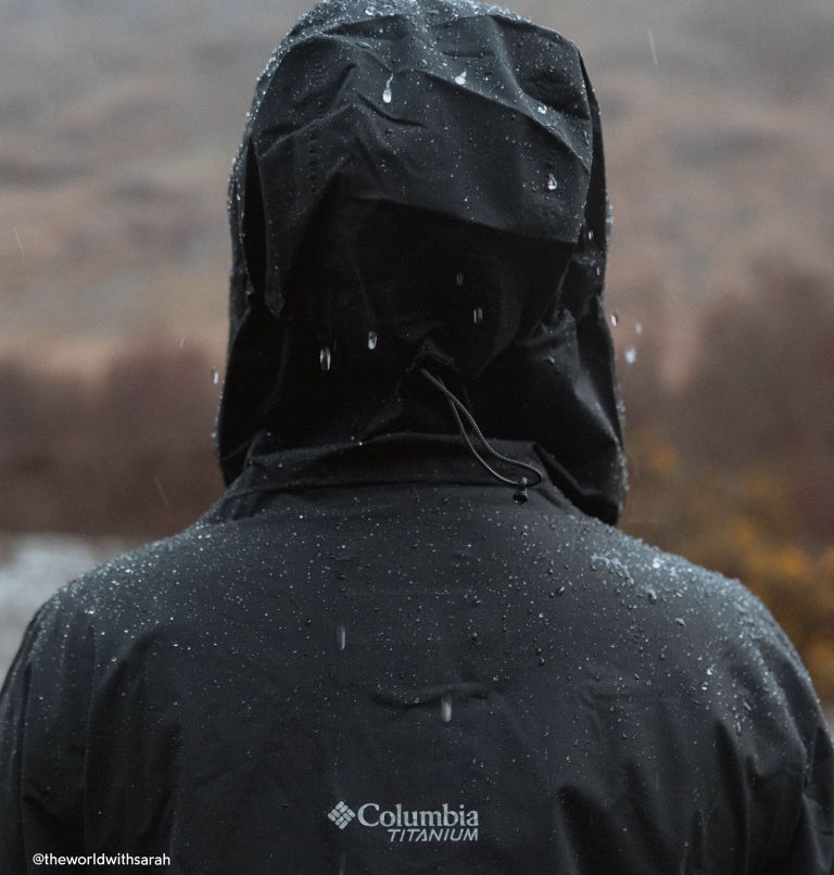 Women's Ampli-Dry II Waterproof Hiking Shell Jacket, Color: Black, image 13