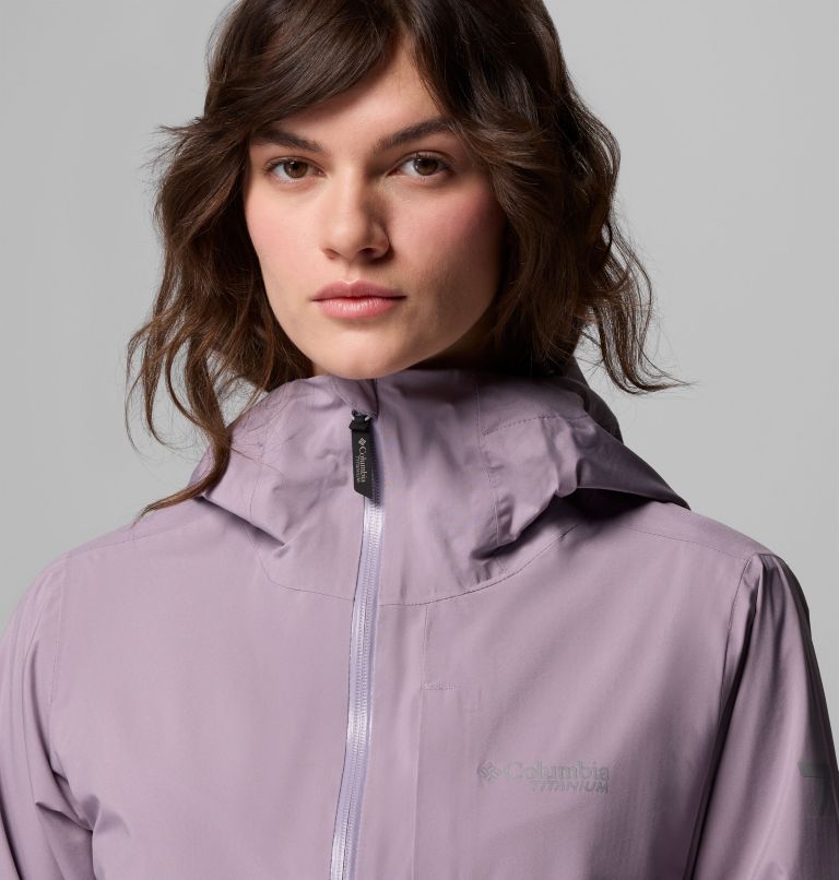 Women's Omni-Tech AmpliDry II Shell, Color: Shale Purple, image 6