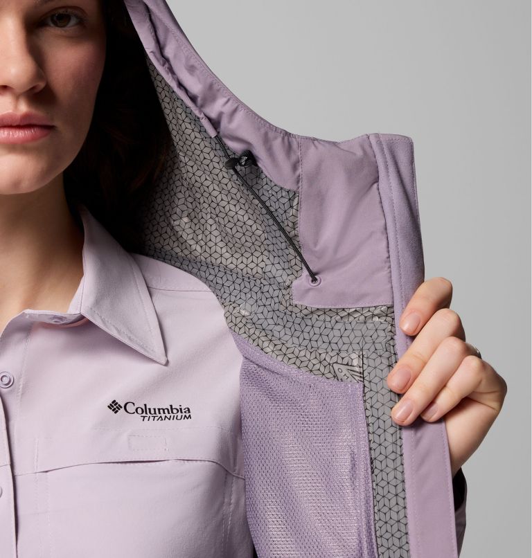 Women's Omni-Tech AmpliDry II Shell, Color: Shale Purple, image 7