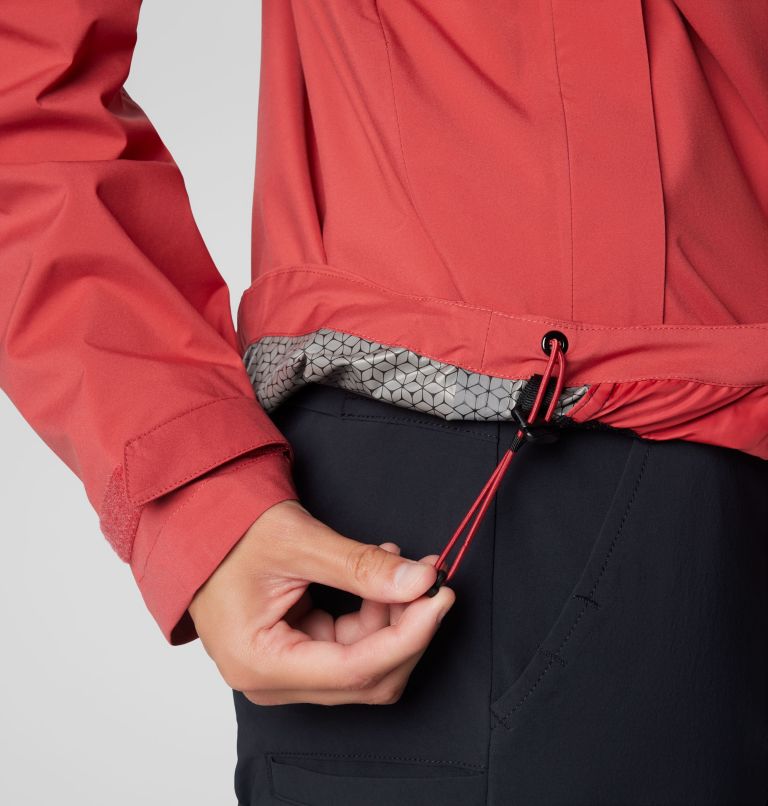 Women's Ampli-Dry II Waterproof Hiking Shell Jacket, Color: Daredevil, image 9