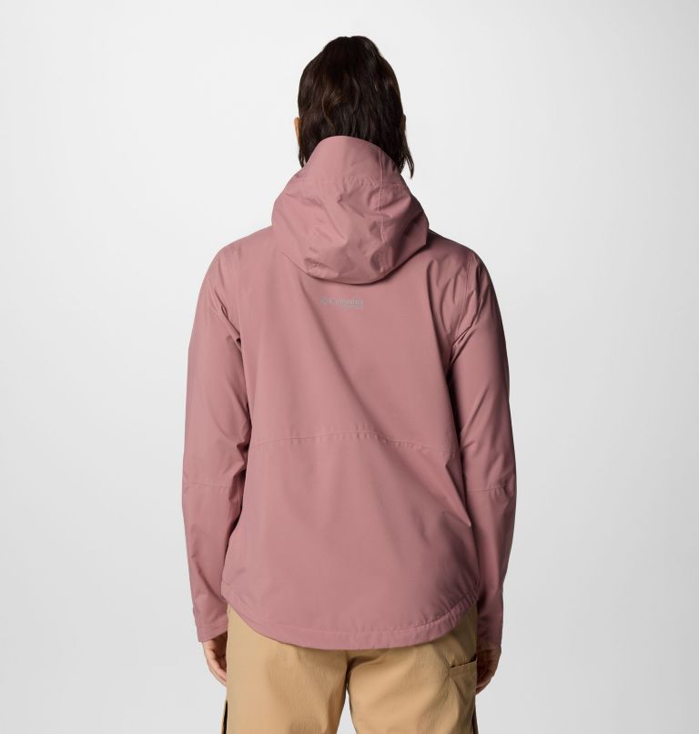 Women's Ampli-Dry II Waterproof Hiking Shell Jacket, Color: Fig, image 2
