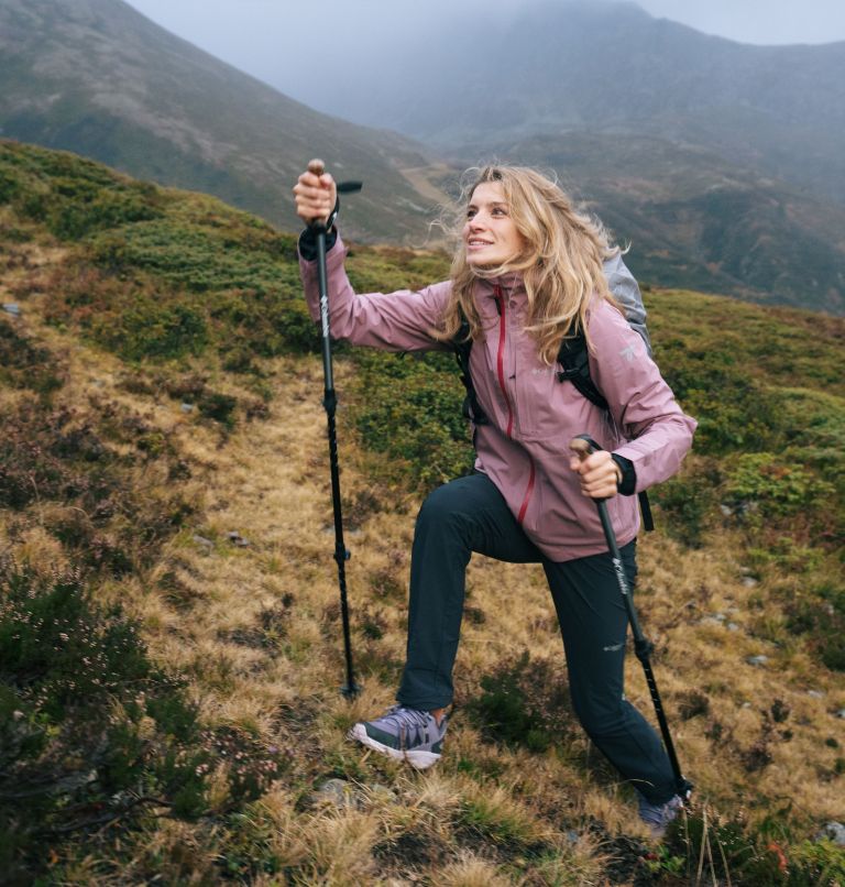 Women's Ampli-Dry II Waterproof Hiking Shell Jacket, Color: Fig, image 10