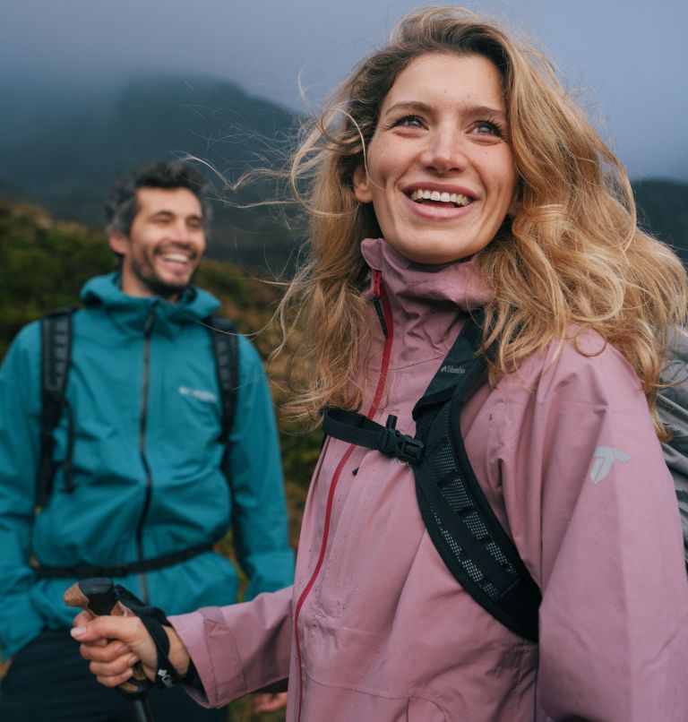 Women's Ampli-Dry II Waterproof Hiking Shell Jacket, Color: Fig, image 13
