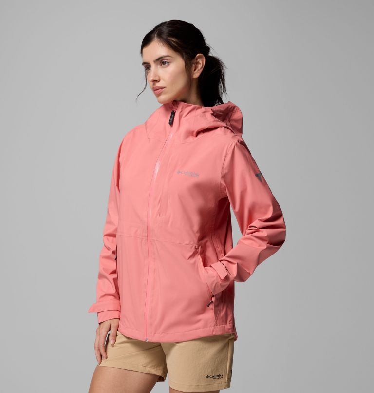 Chaqueta de senderismo impermeable Ampli-Dry II para mujer, Color: Alpenglow, image 3