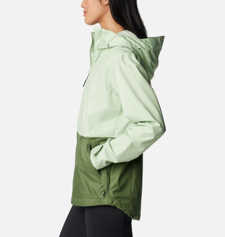 Women's Inner Limits III Jacket, Color: Sage Leaf, Canteen, image 3
