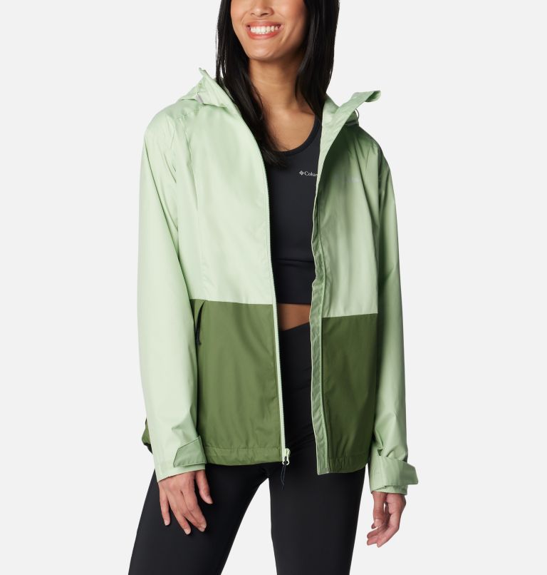 Women's Inner Limits III Jacket, Color: Sage Leaf, Canteen, image 7