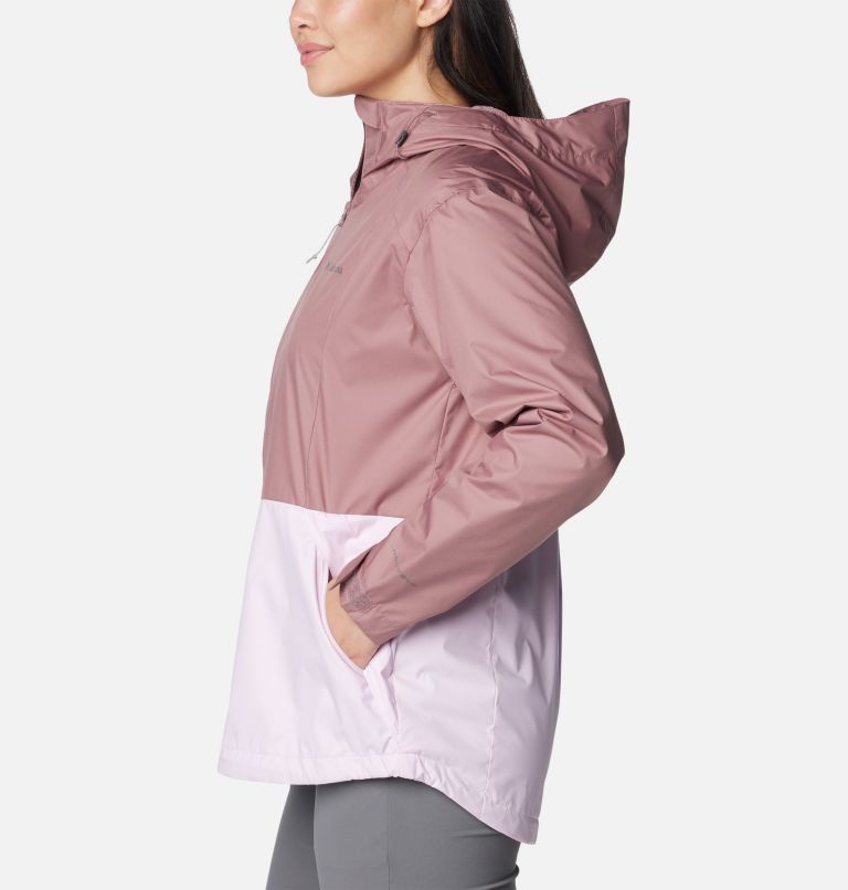 Women's Inner Limits III Jacket, Color: Fig, Pink Dawn, image 3