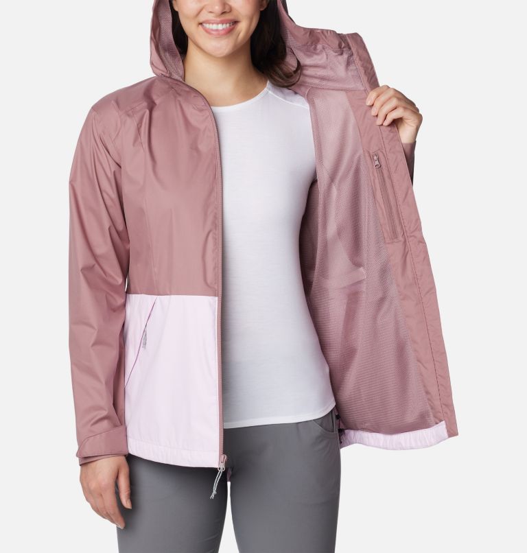 Women's Inner Limits III Jacket, Color: Fig, Pink Dawn, image 5