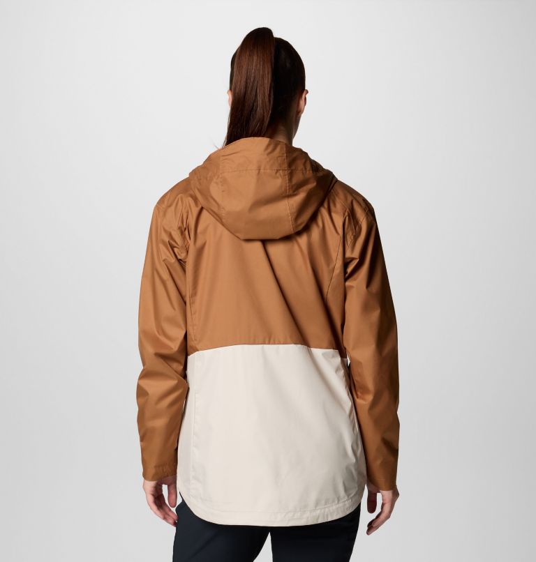 Chaqueta impermeable Inner Limits III para mujer, Color: Camel Brown, Dark Stone, image 2