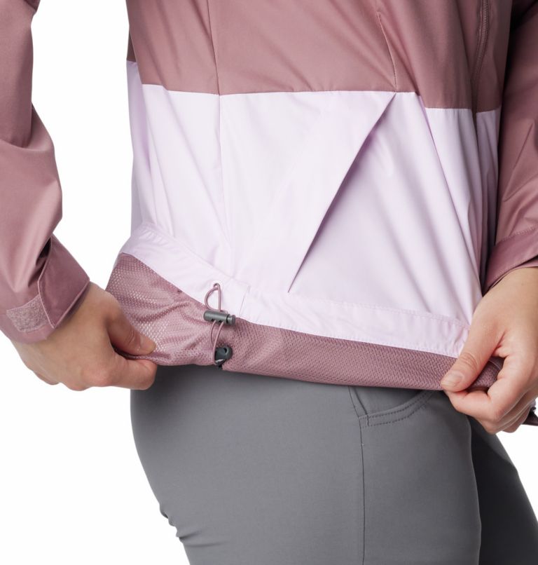 Chaqueta impermeable Inner Limits III para mujer, Color: Fig, Pink Dawn, image 6