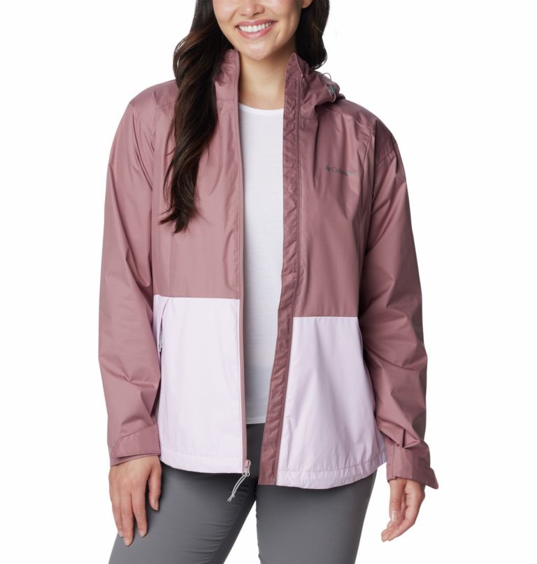 Chaqueta impermeable Inner Limits III para mujer, Color: Fig, Pink Dawn, image 7