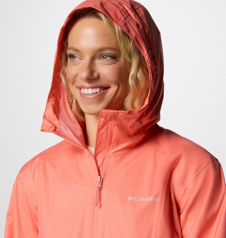 Women's Inner Limits III Waterproof Jacket, Color: Alpenglow, Daredevil, image 4