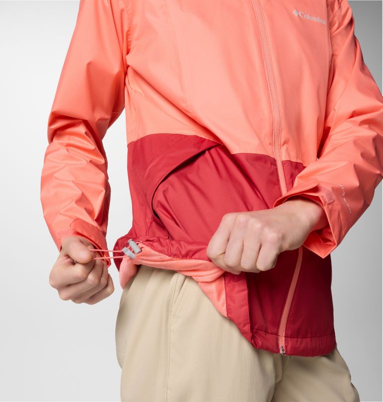 Chaqueta impermeable Inner Limits III para mujer, Color: Alpenglow, Daredevil, image 5