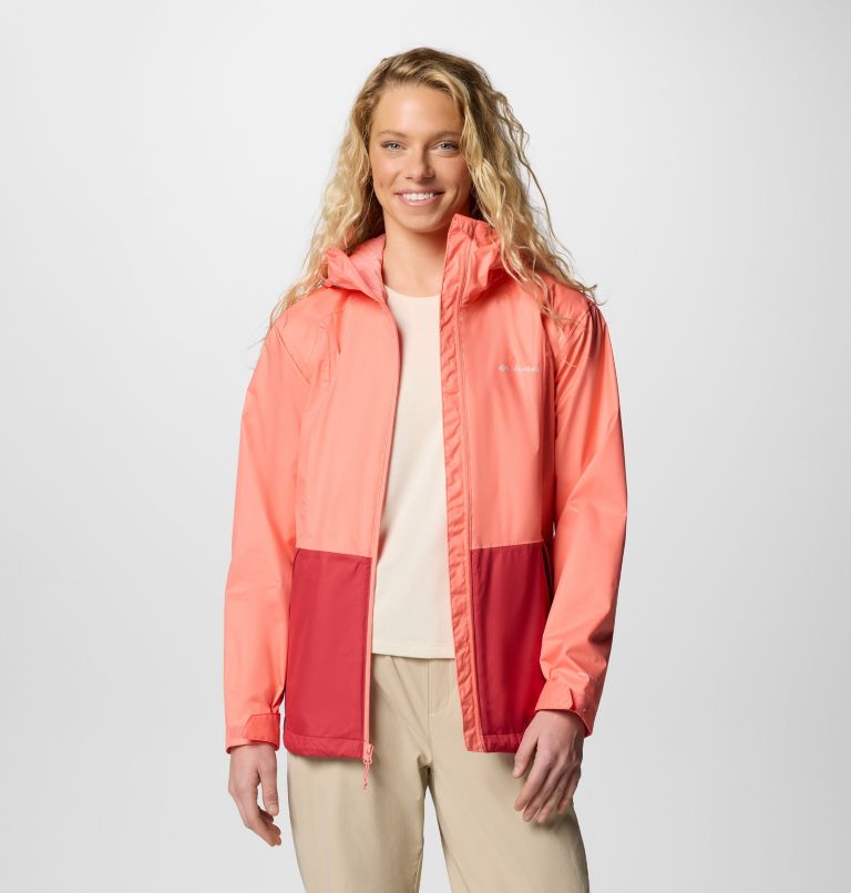 Chaqueta impermeable Inner Limits III para mujer, Color: Alpenglow, Daredevil, image 6