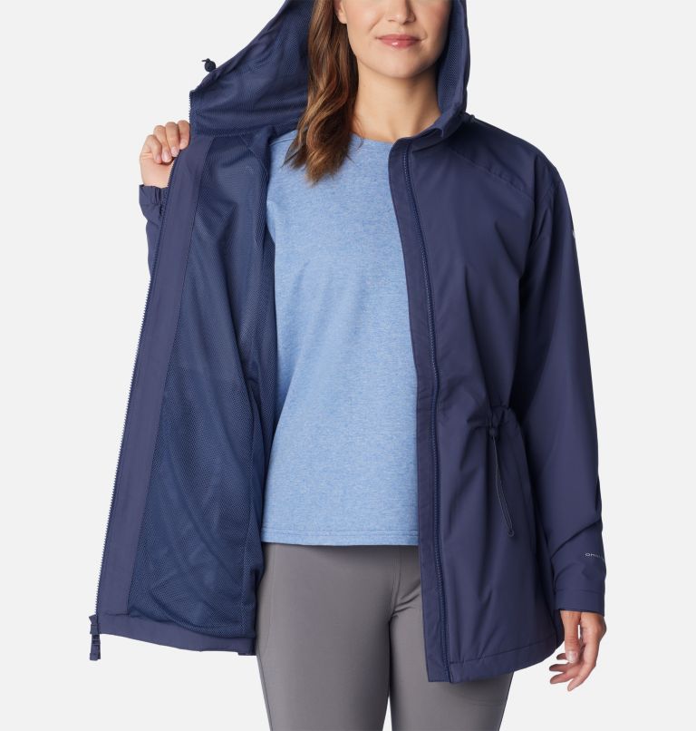 Women's Blossom Park Rain Jacket, Color: Nocturnal, image 5