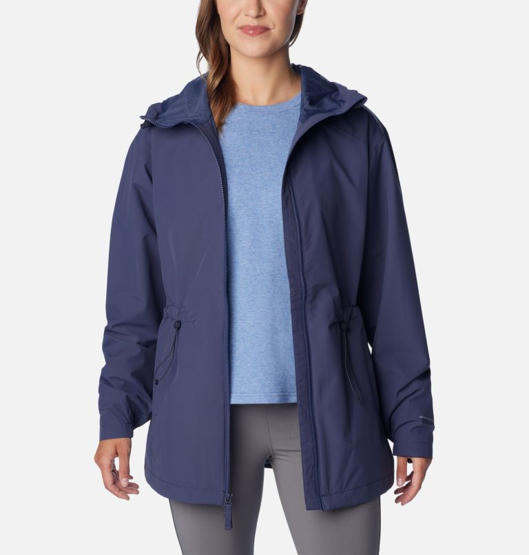 Women's Blossom Park Rain Jacket, Color: Nocturnal, image 6
