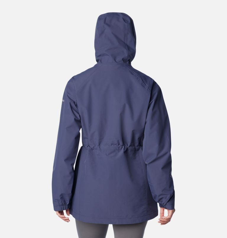 Women's Blossom Park Rain Jacket, Color: Nocturnal, image 2