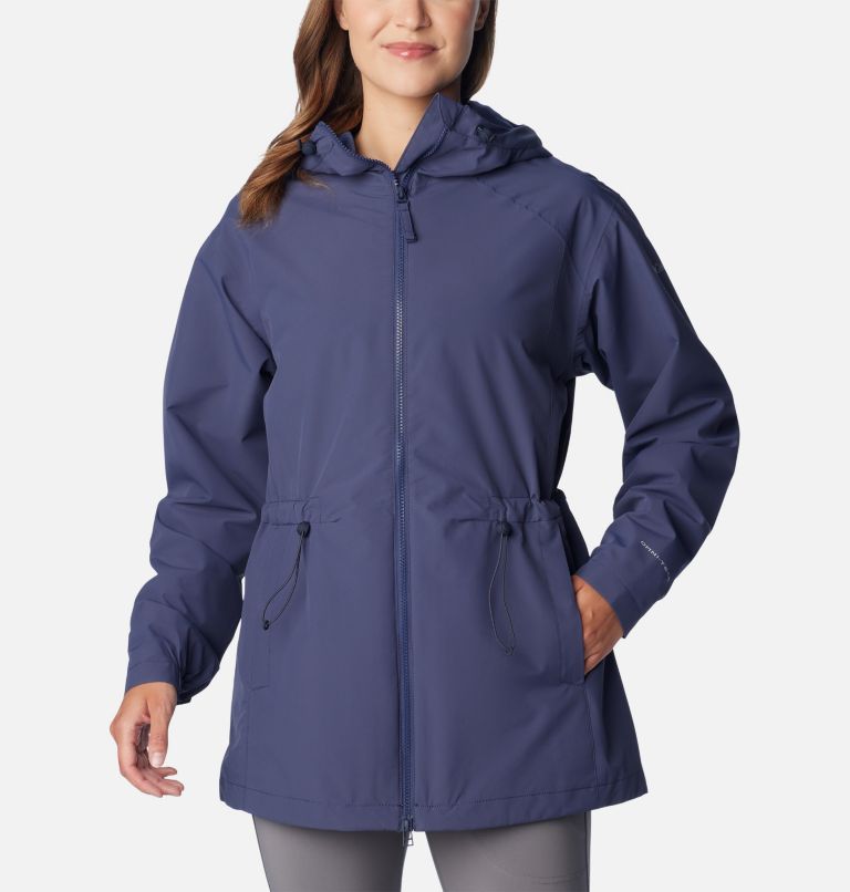Women's Blossom Park Rain Jacket, Color: Nocturnal, image 1