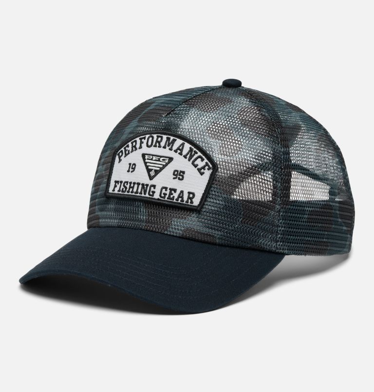 PFG Tie Down Mesh Snap Back, Color: Black Duck Camo, Black, image 1