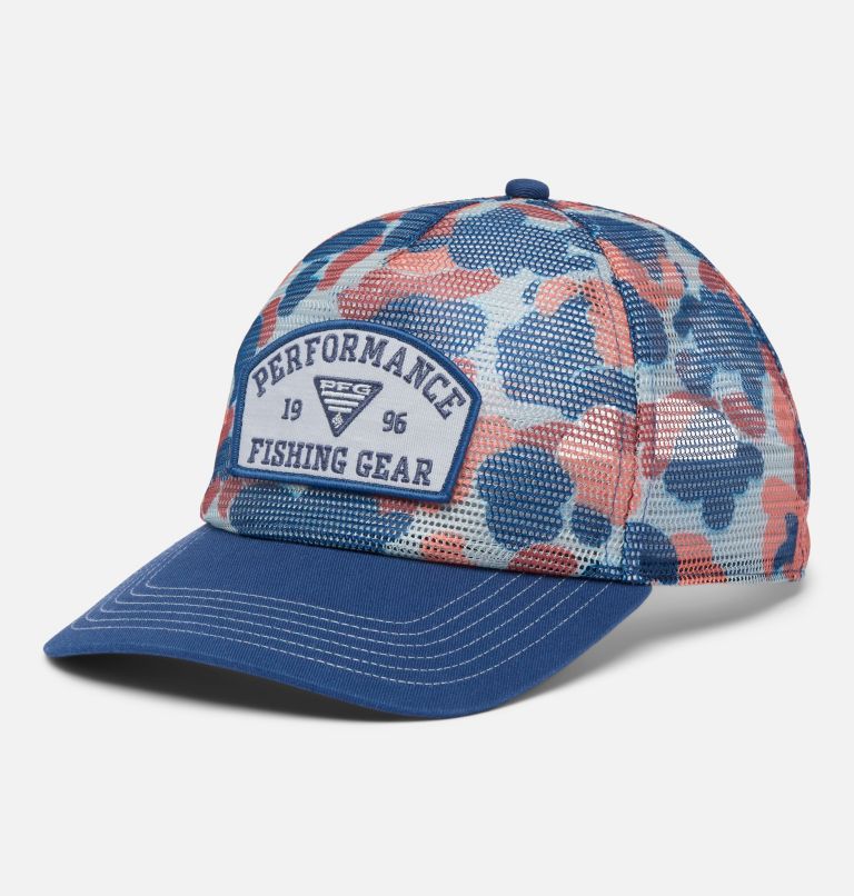 PFG Tie Down Mesh Snap Back, Color: Cool Grey Duck Camo, Carbon, image 1
