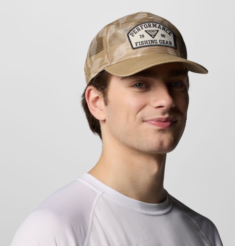 PFG Tie Down Mesh Snap Back, Color: Beach Broadleaf, image 3