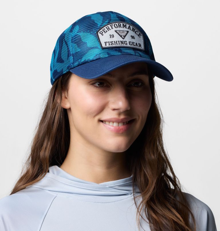 PFG Tie Down Mesh Snap Back, Color: Carbon Broadleaf, image 5