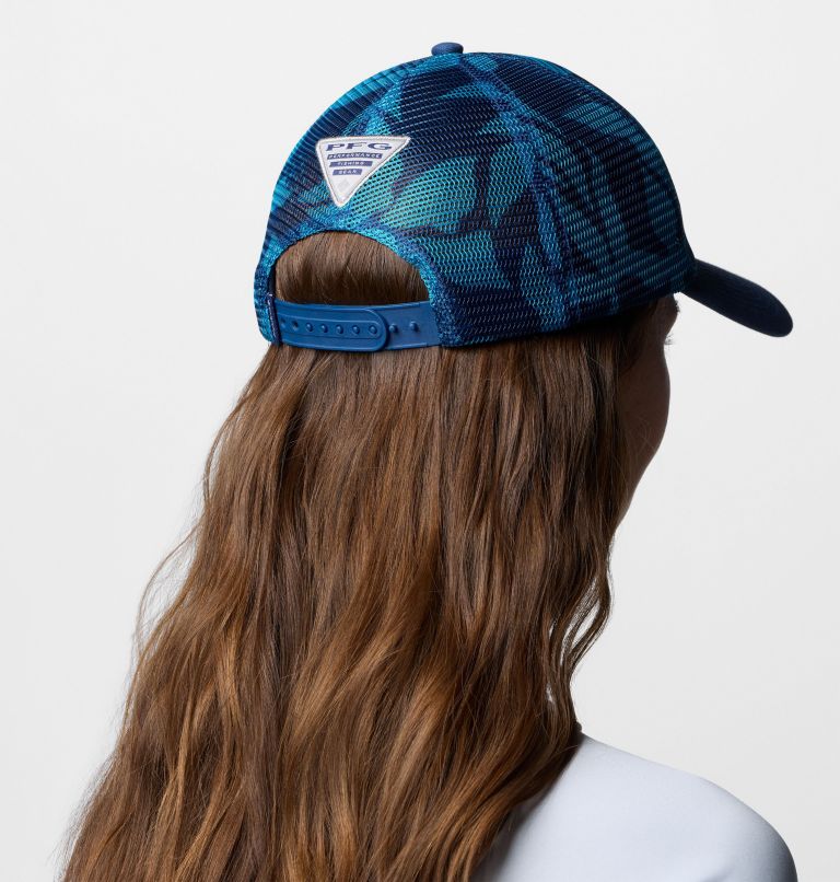 PFG Tie Down Mesh Snap Back, Color: Carbon Broadleaf, image 6