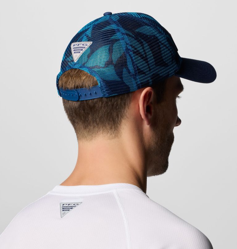 PFG Tie Down Mesh Snap Back, Color: Carbon Broadleaf, image 4