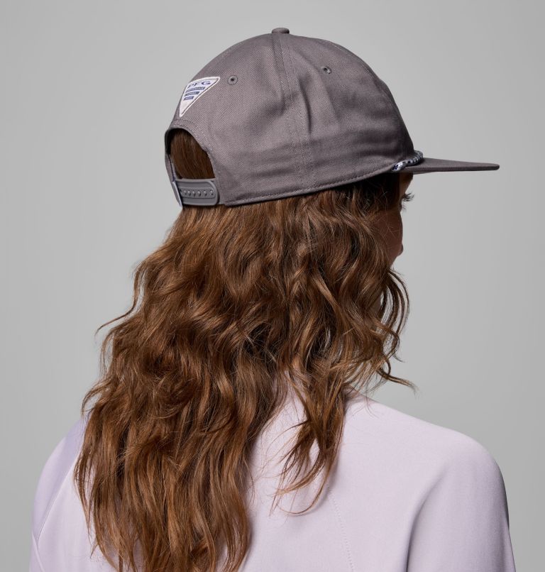 PFG Back Tack Snap Back, Color: City Grey, Big Game Fly, image 6