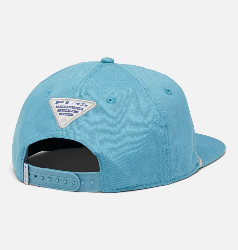 Unisex PFG Back Tack Snap Back, Color: Canyon Blue, PFG Palms, image 2