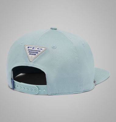 PFG Back Tack Snap Back, Color: Crushed Blue, Redfish Shine, image 2