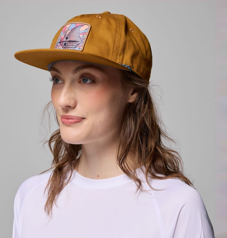 PFG Back Tack Snap Back, Color: Maple Sugar, Redfish Shine, image 5